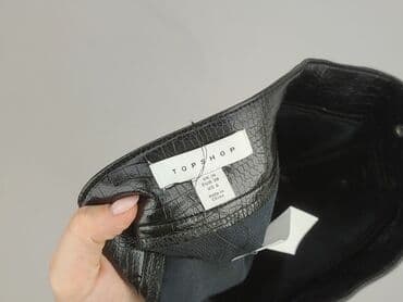 skórzane spódniczki mini: Topshop, Spódnica damska, rozmiar M — 4