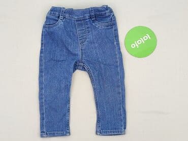 spodnice plisowane zara: Spodnie jeansowe, H&M, 9-12 miesięcy, stan - Idealny — 2