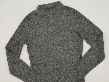 sweter z bufiastymi rękawami: Golf damski, rozmiar S — 1