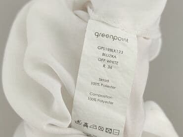 biała bluzka z czarną tasiemką: Greenpoint, Bluzka damska, rozmiar S — 5