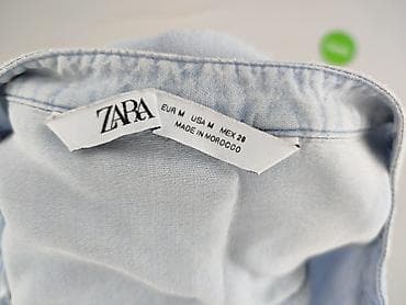 jeansy jasne: Zara, Sukienka damska, rozmiar M — 4