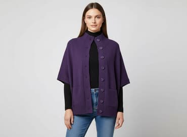 sweter z bufiastymi rękawami: Amisu, Kardigan damski, rozmiar L — 7