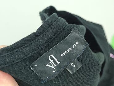 t shirty czarne damskie: Reserved, T-shirt damski, rozmiar S — 5