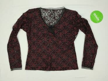 czarne bluzki z koronką plus size: Жіноча блуза, розмір S — 3
