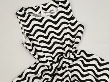 sukienka biała z czarnymi wstawkami: Women`s dress, size S — 1