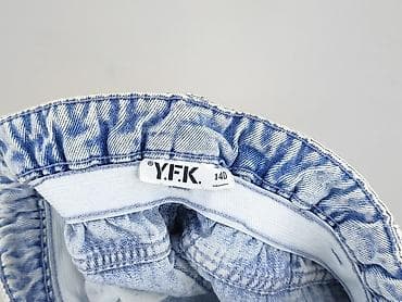 mango topy: Spodnie jeansowe, Y.F.K., 10 lat, 140, stan - Bardzo dobry — 4