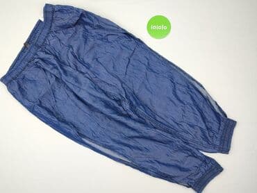 joggery damskie plus size: Material trousers for women, size XL — 2