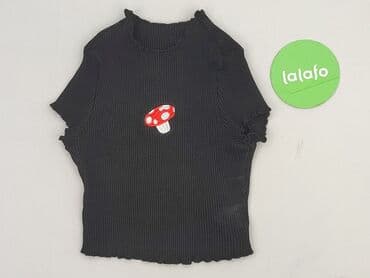 bluzki prążkowane białe: Top damski, rozmiar S — 2