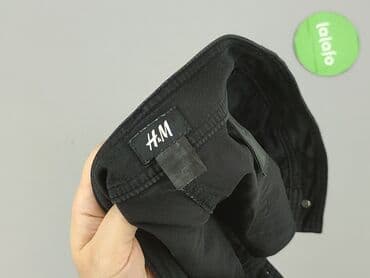 szorty jeansowe damskie szare: H&M, Szorty damskie, rozmiar L — 4