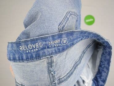 legginsy woskowane push up: Jeansy damskie, rozmiar M — 5