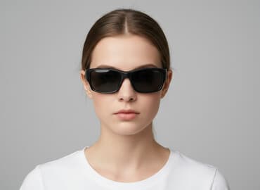 czapka z daszkiem bawełna czy poliester: Okulary, Przeciwsłoneczne, Prostokątne kształt, stan - Bardzo dobry — 1