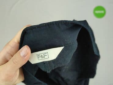 stradivarius cargo czarne: F&F, Spodnie 3/4 dla mężczyzn, rozmiar S — 4