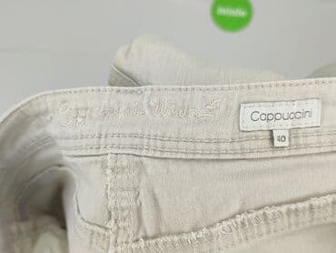 beżowe jeansy damskie: Jeansy damskie, rozmiar L — 4