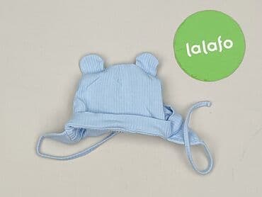 sukienka w pepitkę h: Cap, 3-6 months, condition - Very good — 3