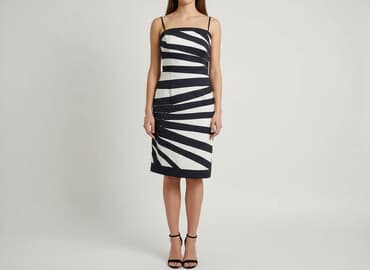 sukienki w paski na wesele: Sukienka damska, rozmiar S — 1