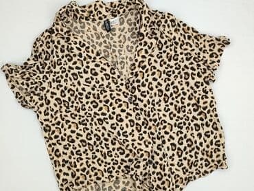 szara bluzka h m: H&M, Koszula damska, rozmiar M — 1