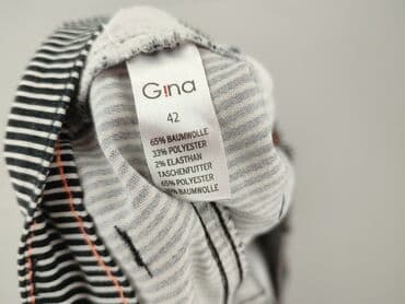 rajstopy i pończochy damskie calvin klein: Gina, Spodnie materiałowe damskie, L — 6