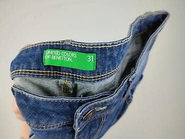 botki h: United Colors of Benetton, Jeansy dla mężczyzn, rozmiar M — 4