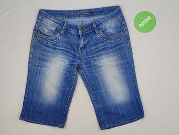 jeansy cropped damskie: Spodnie 3/4 damskie, rozmiar M — 2