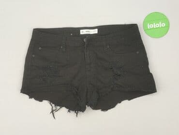 krótkie czarne skórzane spodenki: Szorty damskie, rozmiar M — 2