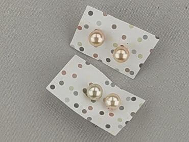 złote dodatki do zielonej sukienki: Earrings, Female, condition - Perfect — 1