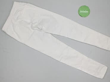 woskowane legginsy z wysokim stanem: Sinsay, Spodnie materiałowe damskie, rozmiar XS — 3
