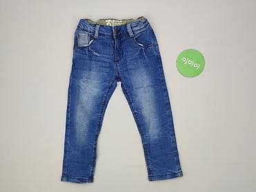 lindex bluza: Spodnie jeansowe, Topolino, 2-3 lat, 92/98, stan - Bardzo dobry — 2