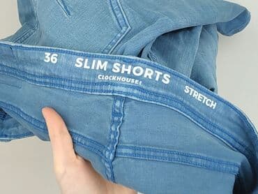 krótkie spodenki plus size: Clockhouse, Shorts for women, size S (EU 36) — 4