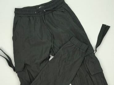 spodnie czarne cargo bershka: FB Sister, Spodnie cargo damskie, rozmiar S — 1