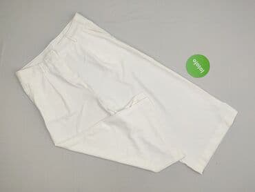 biale szerokie jeansy: Pimkie, Spodnie materiałowe damskie, rozmiar M — 2