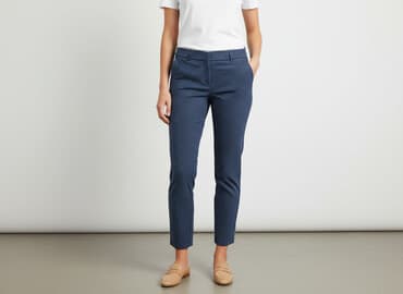 jeansy z wiazanymi nogawkami: CAMAIEU, Spodnie 3/4 damskie, rozmiar S — 8