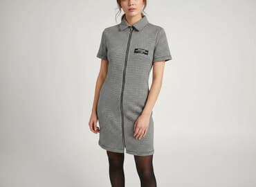 bershka body czarne: Bershka, Sukienka damska, rozmiar S — 7