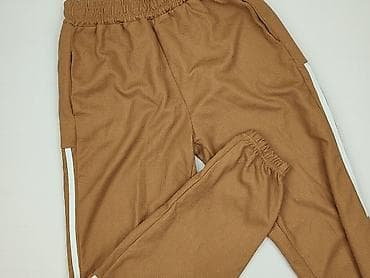 kremowe dresy: Spodnie dresowe damskie, rozmiar S — 1