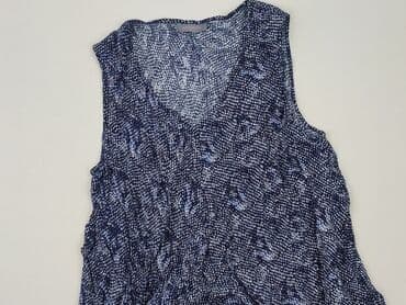 granatowa bluzka na ramiączkach: Top damski, rozmiar One size — 1