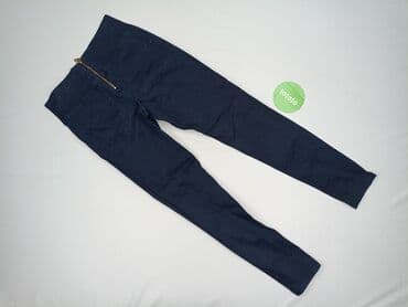 legginsy damskie niebieskie: Pieces, Legginsy Eleganckie damskie, rozmiar S — 3