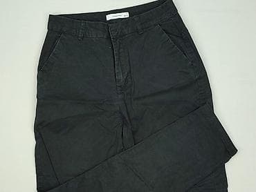 cargo wide leg: Spodnie materiałowe damskie, rozmiar S — 1