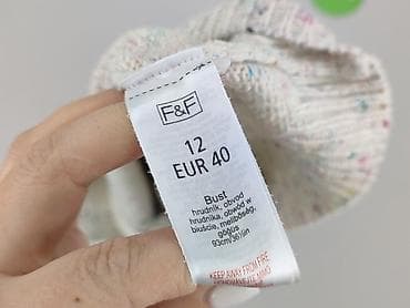 bialy golf: F&F, Sweter damski, rozmiar L — 5