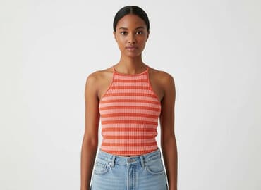 bluzki prazkowane: Primark, Top damski, rozmiar M — 6