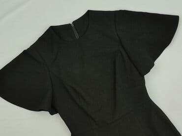 elegancka sukienka z szyfonowymi rękawami: Sukienka damska, rozmiar S — 2