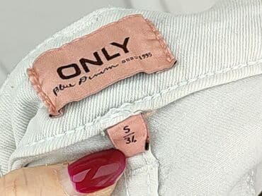 jeansy plus size wysoki stan: ONLY, Jeansy damskie, rozmiar S — 4