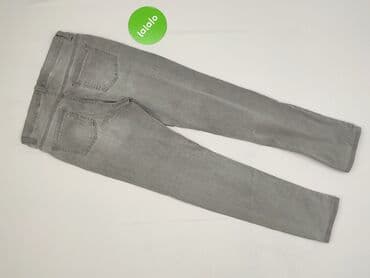 pluszowa kurtka z kapturem: Spodnie jeansowe, H&M, 10 lat, 134/140, stan - Bardzo dobry — 3
