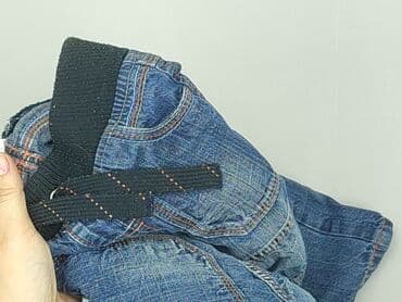 sukienka o kroju marynarki h: Denim pants, George, 9-12 months, condition - Very good — 6