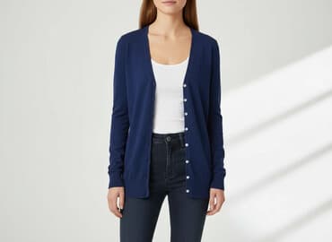 poliamid w swetrze: Kardigan damski, rozmiar L — 7