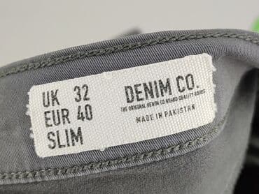 krotkie spodenki jeansowe szerokie: Denim Co, Szorty dla mężczyzn, rozmiar L — 4