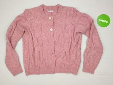 sweter z bufiastymi rękawami: Greenpoint, Kardigan damski, L — 2