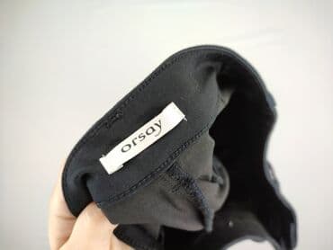 orsay spodnie woskowane czarne: Orsay, Spodnie materiałowe damskie, rozmiar M — 5