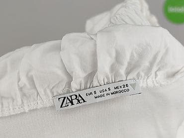 bluzki basic w paski: Zara, Top damski, rozmiar S — 4