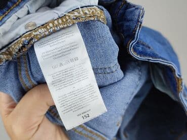 mini spódniczka obcisła: Spodnie jeansowe, 12 lat, 152, stan - Bardzo dobry — 5