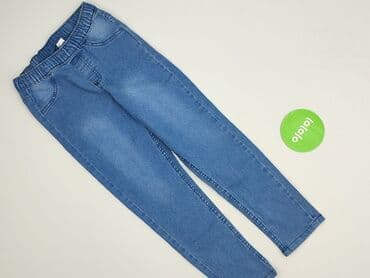 spodnie z lycry: Spodnie jeansowe, Lupilu, 8 lat, 128, stan - Bardzo dobry — 2