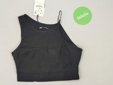 cropp bluzki z krótkim rękawem: Zara, Top damski, rozmiar S — 2